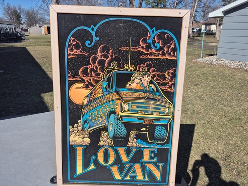 1970s love van blacklight - 1970s,