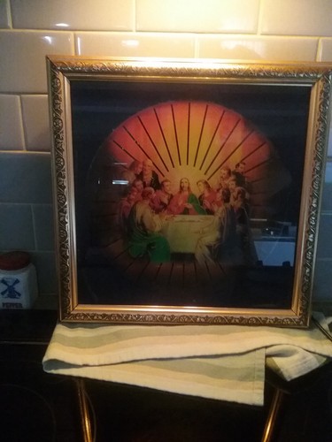 Vintage last supper - supper", jesus