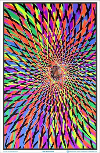 Andromeda blacklight poster - andromeda,