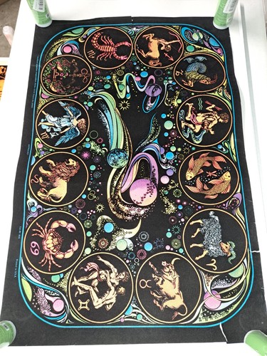 Vtg zodiac astrology black - astrology,