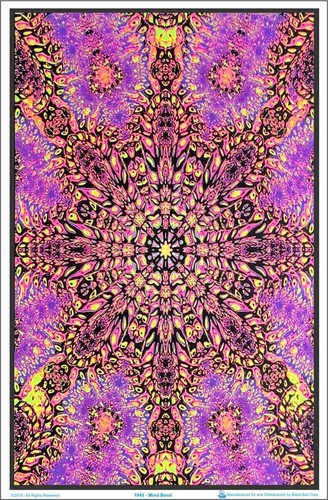 Mind bend blacklight poster - bend, 23