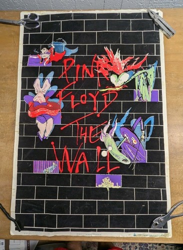 Pink floyd the wall flocked - floyd,
